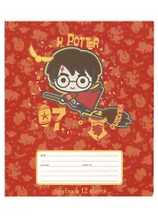 Тетрадь в линейку "Гарри Поттер", 12 листов, в ассортименте