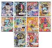 Тетради предметные Феникс+, "Граффити", 48 листов, 10 штук