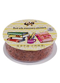 Клейкая лента для декора, 1.8 х 1 м, бронза