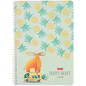 Тетрадь в клетку Hatber, "Счастливчики", А4, 80 листов, в ассортименте