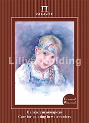 Папка для акварели А4 10л "Настя" рисов.с хлопком,200г/м2, Гознак