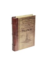 Блокнот с кожанным переплетом Франция (120 стр) (NBPN000534) (Листопадова)