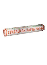 Скретч-карта мира, Color Edition Красная,  А2, 59х42см,  в шестигранном, картонном тубусе с ручкой