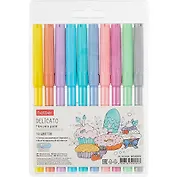 Фломастеры Hatber, Delicato Pastel, 10 цветов