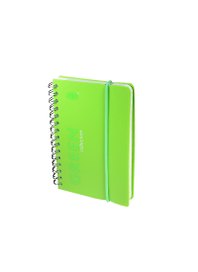 Записная книжка «Green» А6, 80 листов в линейку, спираль, Stila