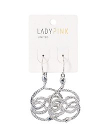 Серьги `LADY PINK` SNAKY (220202)