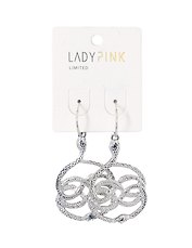 Серьги `LADY PINK` SNAKY (220202)
