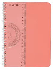 Тетрадь в клетку Listoff, "Коралловая тетрадь", А5, 80 листов