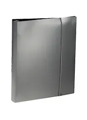 Тетрадь на кольцах в клетку Hatber, Metallic, 120 листов, в ассортименте