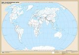 Настенная карта. Мир. Политическая карта. Настенная контурная карта. Масштаб (1: 28 000 000)