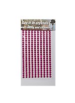 Стразы отдельные круглые крупные Say it in crystals (1461-3/6) (красн. вертикальн.)