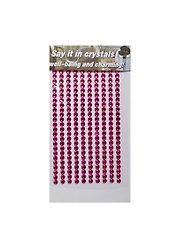 Стразы отдельные круглые крупные Say it in crystals (1461-3/6) (красн. вертикальн.)