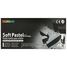 Пастель сухая мягкая «Charcoal», Mungyo, 12 цветов