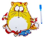 Магнитная доска с маркером Котэ (22,4х15,8 см) (707766) (Сима-ленд)