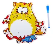 Магнитная доска с маркером Котэ (22,4х15,8 см) (707766) (Сима-ленд)