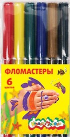 Фломастеры «Каляка» Каляка -Маляка, 6 цветов