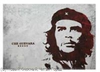 Обложка для паспорта "Эрнесто Че Гевара" на сером фоне