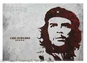 Обложка для паспорта "Эрнесто Че Гевара" на сером фоне