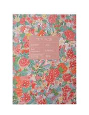Тетрадь 120л кл. "Rosy garden" швейн.клеев.крепление, имп.мел.картон повыш. кач-ва, мат.ламинация