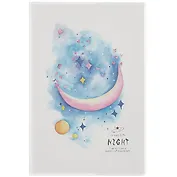 Тетрадь в линейку Night, 50 листов, в ассортименте