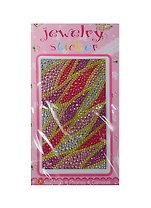 Набор д/творчества Стразы литые для телефона на картонке Jewelry sticker (1461-1/23) (разноцветные листья)