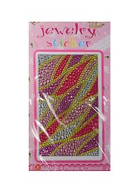Набор д/творчества Стразы литые для телефона на картонке Jewelry sticker (1461-1/23) (разноцветные листья)