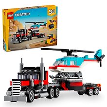 LEGO Creator 3in1: Бортовой грузовик с вертолётом, 270 деталей (31146)