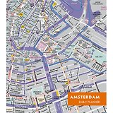Ежедневник Эксмо А5(146*167) 128л. н/датир. Графика. Карта (Амстердам) интегральная обл., мат.лам.