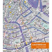 Ежедневник Эксмо А5(146*167) 128л. н/датир. Графика. Карта (Амстердам) интегральная обл., мат.лам.