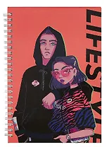 Тетрадь в линейку Listoff, "Стильная команда (Эксклюзив)", А5, 100 листов