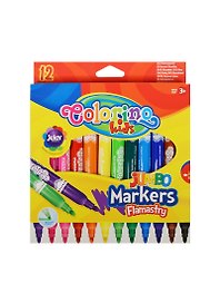 Фломастеры «Colorino kids Jumbo» Colorino, 12 цветов