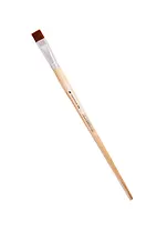 Кисть Хобби синтетика, плоская укороченная №14