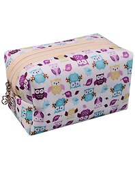 Косметичка на молнии Совы 16*8см (ПВХ бокс) 12-11847-1220-3