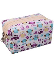 Косметичка на молнии Совы 16*8см (ПВХ бокс) 12-11847-1220-3