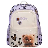 Рюкзак "Пушистый мишка" 2 отделения, 41*29*17,5 см, полиэстер, светоотражатели, 3 кармана