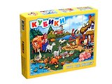 Игра, Кубики 20шт "Кто где живет" 00616