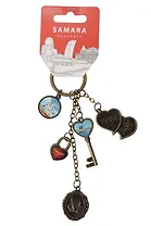 Брелок гроздь Самара (металл) (176BR-F-55)