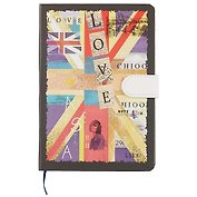 Блокнот с магнитной застёжкой «British style», 256 страниц, А5