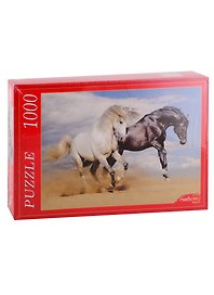 Пазл 1000 эл. Две лошади РК1000-7794