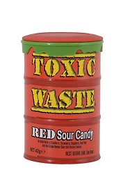 Леденцы Toxic Wastle Red Drum (Токсик красная бочка), 42г