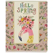 Тетрадь в клетку Альт, Hello spring, 48 листов, в ассортименте