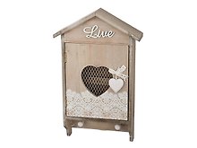 Ключница Прованс старинное кружево (35х23х6) (222-207)