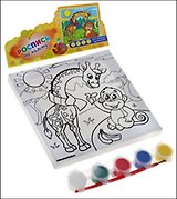 Роспись по холсту Жирафик (5 красок + кисть) (498788) (упаковка)