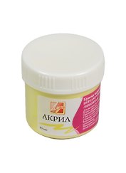 Краска акриловая перламутровая, лимонная, 40 мл, Луч