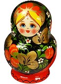 Матрешка 10 предм. "Узор", арт. С-11 (40) - 1