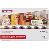 Фломастеры Edding, 40 цветов