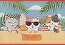 Альбом для рисования с уроками «Summer time!» Listoff А4, 20 листов, скрепка