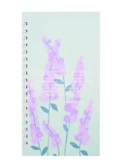 Записная книжка 94*174 100л кл. "Pastel", мятный, тв.переплет, спираль