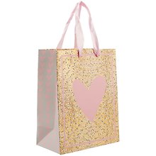 Подарочный пакет «Pink heart», А5