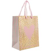 Подарочный пакет «Pink heart», А5